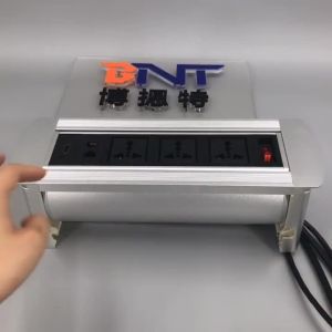 Buy cheap CE approval multimedia EU power hidden table top power outlet product