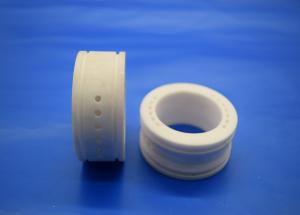 Buy cheap Ivory Color Alumina Zirconia Ceramic Bushing Parts Aluminua Liner / Linear Guide product