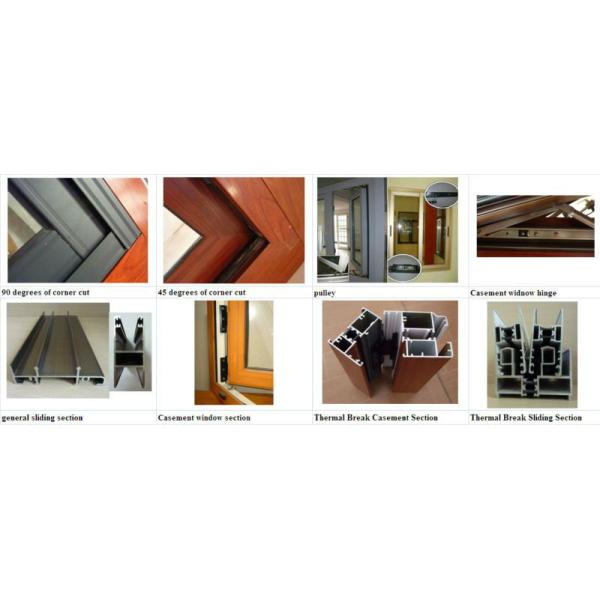 Caldwell Hardware Aluminum Double/Single Hung Windows For Apartment, Tilt-Turn Windows