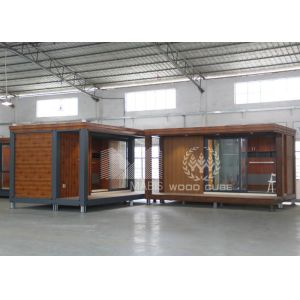Single Bedroom Prefabricated Beach House , Small Contemporary Modular Homes
