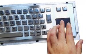 Buy cheap Rugged slim metallic panel mount military keyboard for portable military pc outdoor product