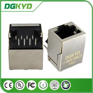 Buy cheap Ethernet Cat6 rj45 Female Jack Shielded Connectors with Vertical magnetics product
