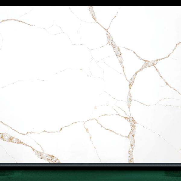 Stone Quartz Artificial Quartz Stone Calacatta White Quartz Stone Slab 1600*3200*20mm