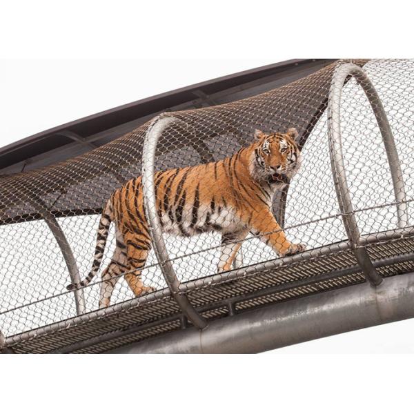 Flexible 7x7 Stainless Steel Rope Mesh for Tigers and Big Cats