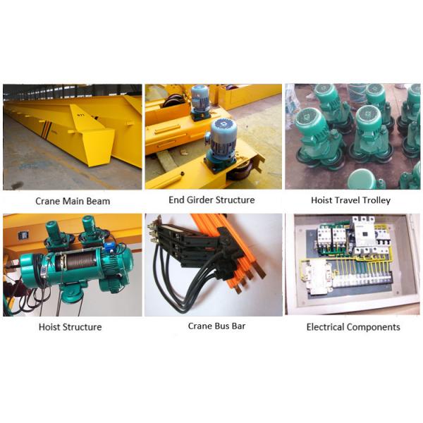 Ceiling Mounted Single Girder Overhead Crane 1-32t Lifting Capacity Pendant Control 20m/min Craning Speed