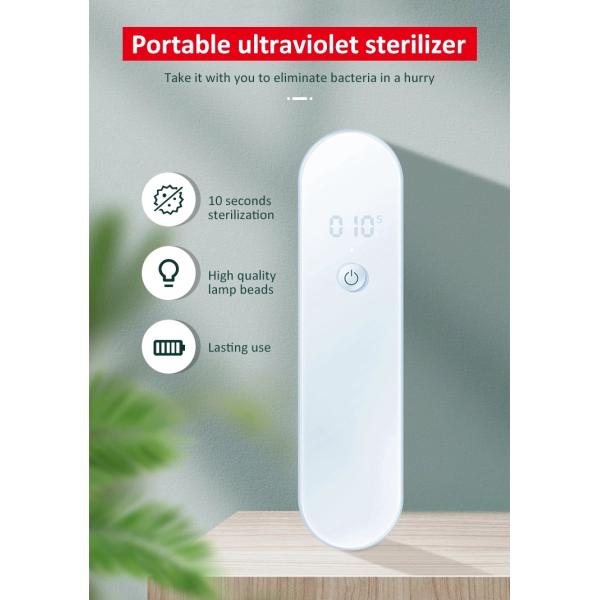 Antibacterial UVC LED Mini UV Disinfection Sterilizer