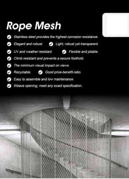 Stainless Steel ROPE Mesh 304 /316L materials 0