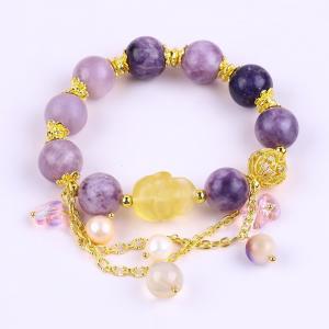 China Party Jewelry Gems Stone Stretch Bracelets For Gift Giving on sale