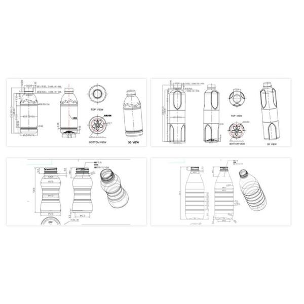 2.2KW 48000BPH Automatic Water Bottle Filling Machine 1.2 Ton /H