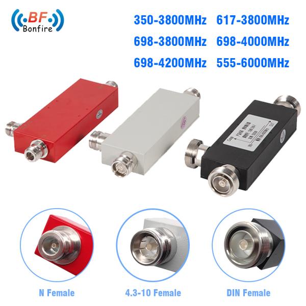 698-6000MHz 10dB RF Bi-Directional Coupler Dual Band for Radio Station Equipment
