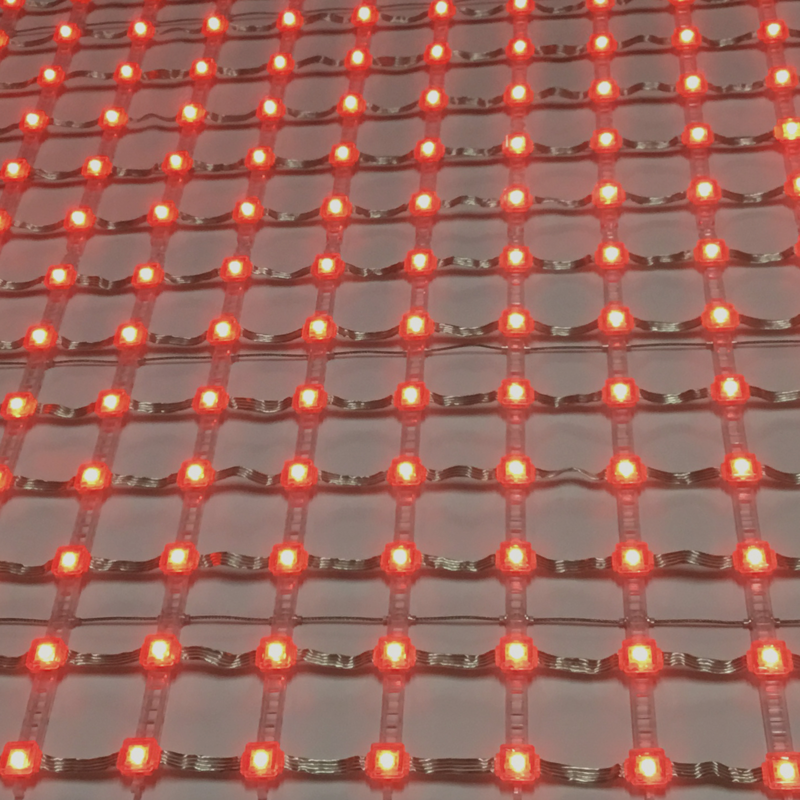 P62.5 LED Grid Screen Square RGB with 2Leds Pixel Light Injection Mesh