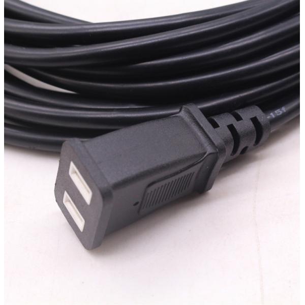 Power cord Fan Electric battery charger line Outdoor Home appliances American Standard Two plug extension cord socket