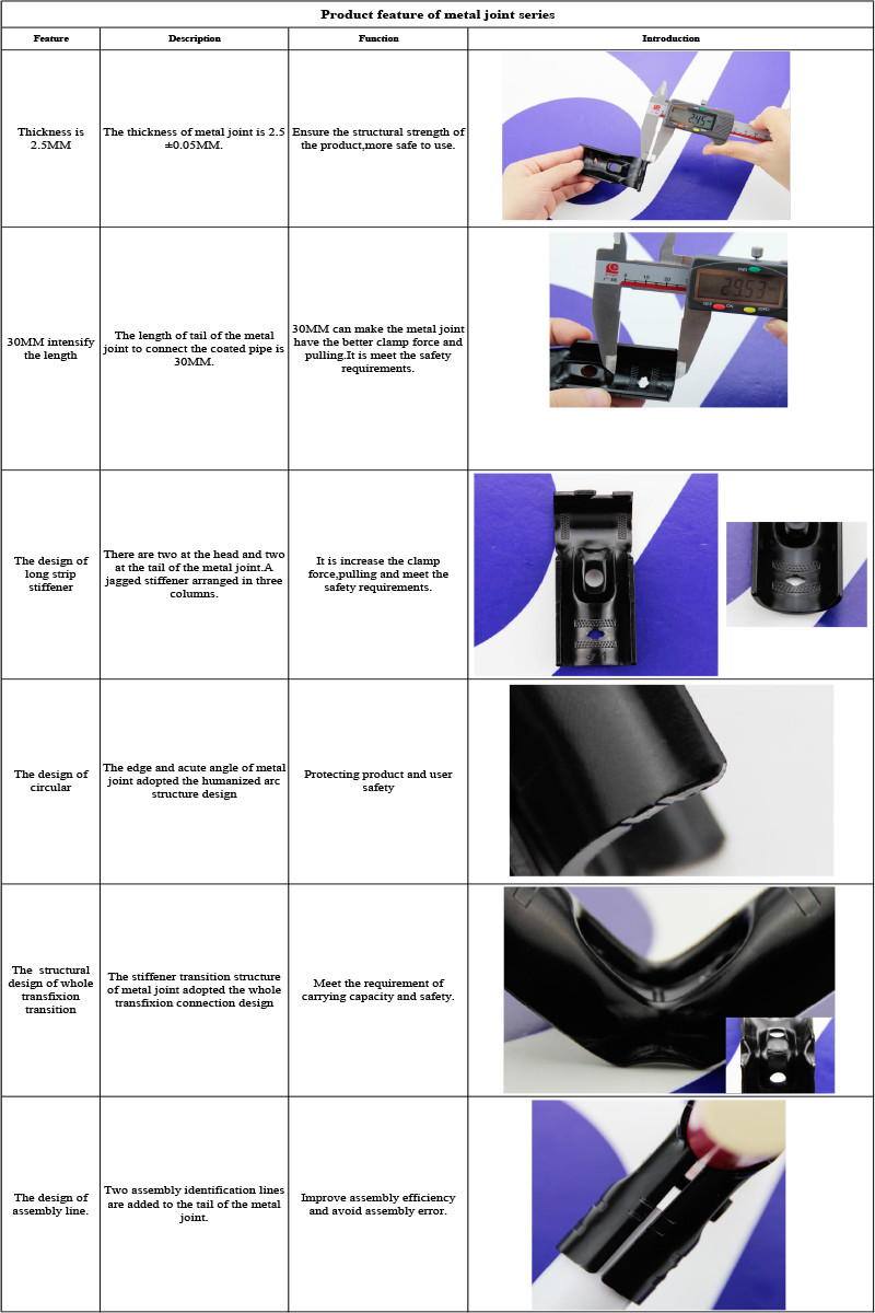 JYJ-1 SPCC Single Metal Set Metal Joint Series Joint Assembly