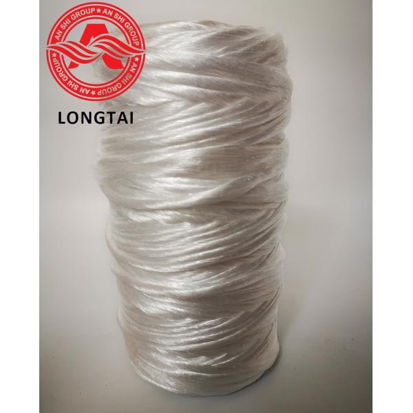 White SGS Wire Cable PP Filler Yarn 80000D Breaking Strength 0.2-1.4g/D Filler Virgin Material