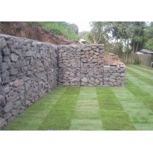 China 8x10cm 2 X 1 X 1m Woven Gabion Basket Of Fine Mesh Metals on sale