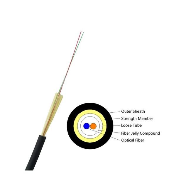 24 Core Single Mode Optical Cable With LSZH FRNC Sheath Material