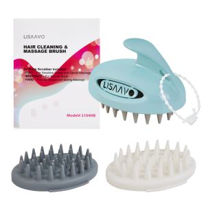 Buy cheap Blue Easy Clean Scalp Massager With 3 Interchangeable Scrubbers product
