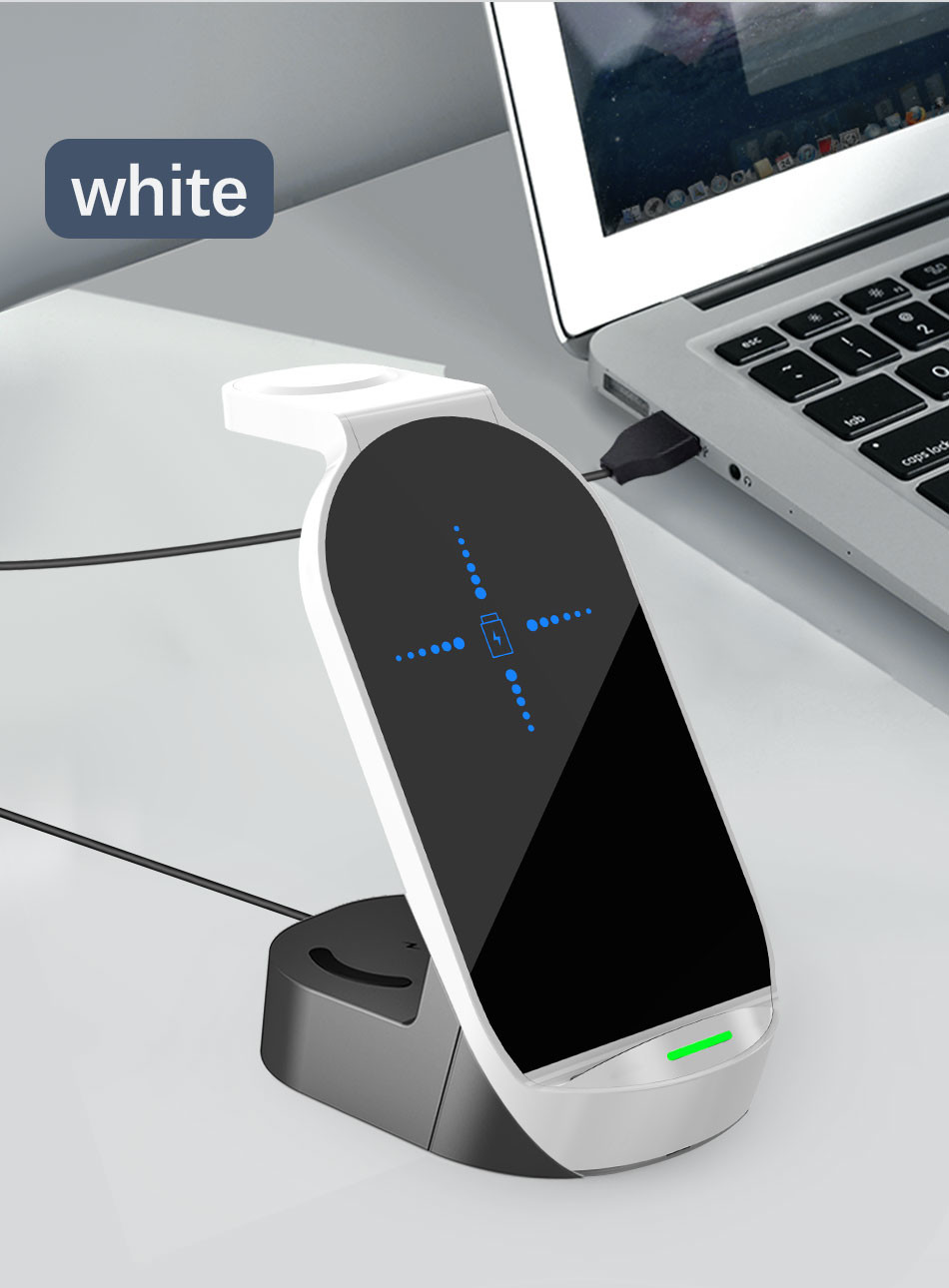 Buy cheap White Multifunction Wireless Charger with 1 Year Input 5V/2A product