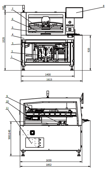 Intelligent High Precision T9 SMT Solder Paste Printer 2D Check Solder Paste Printer