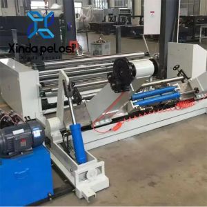 PLC Control 380V50HZ Thermal Paper Slitting And Rewinding Machine 8KW