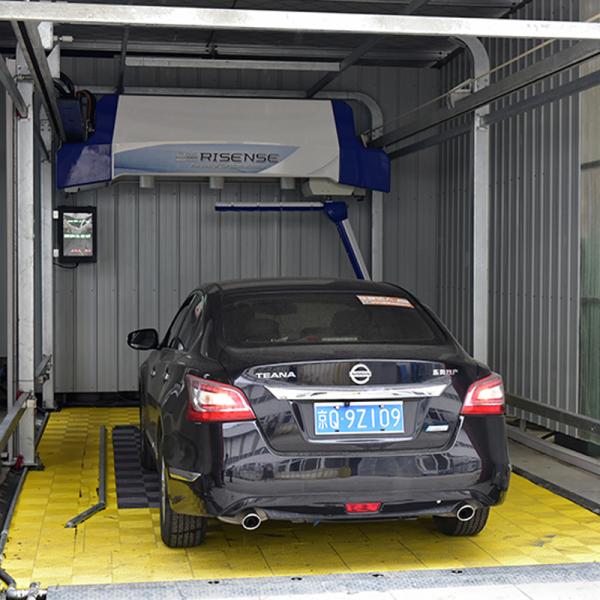 Qingdao Risense 360 Full Automatic Car Wash Equipment Touch Free Car Wash with air Dryer and lava Shampoo