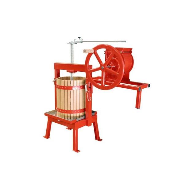 Manual Fruit Processing Machine , Fruit Press Machine With Wood Bucket