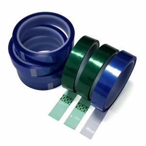 Buy cheap Custom Size Blue Green PET Masking Tape High Temperature Resistant product