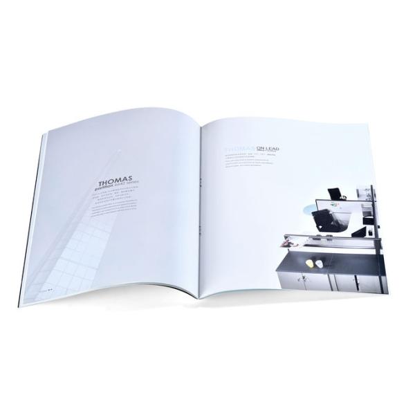 A4 Custom Peg Saddle Stitch Brochure Printing , Softcover Catalog Booklet Printing