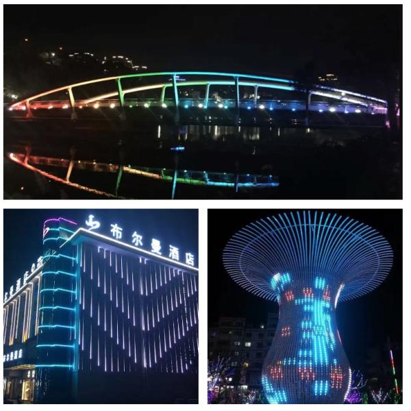 Waterproof DMX512 Control RGBW LED Linear Light SMD5050 24 - 48VDC Full Color