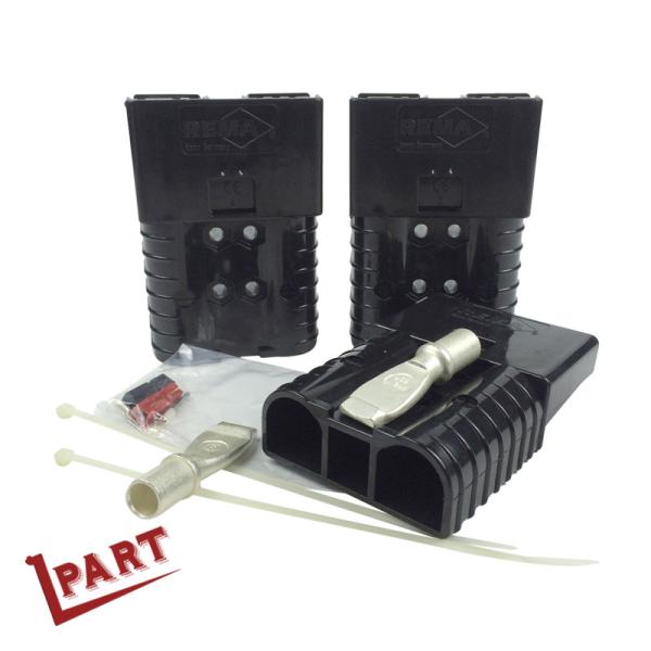 600V 320A Forklift Battery Charger Connector Plug SRE320 Black