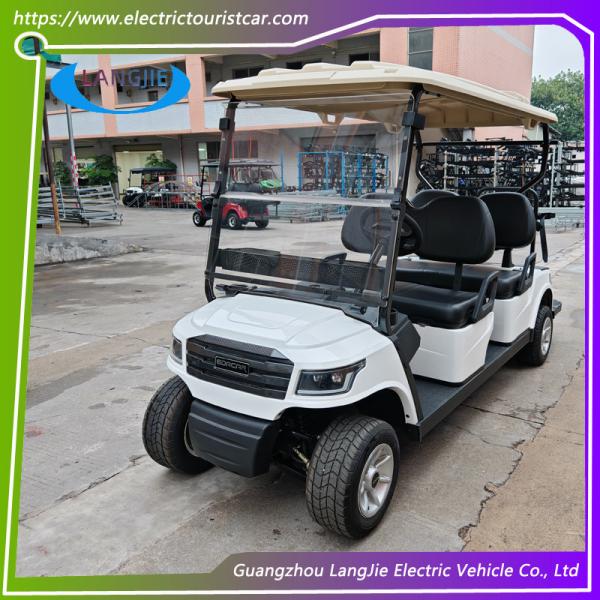 Electric Golf Club Cart With AC Motor Club Golf Carts 48 Volt Club Car For Airport