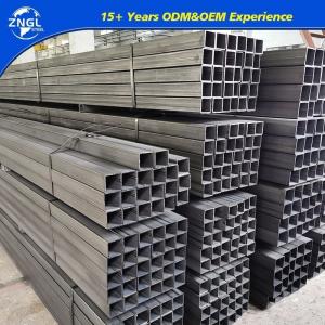 Buy cheap Square Tube Carbon Black Steel Tubes ASTM A53 A36 A106 Sch40 Q195/Q235 Shs Rhs JIS DIN En Customized product
