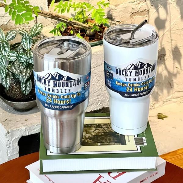 30oz Stainless Steel Tumbler Double Wall Vacuum Insulated Cup With Easy Open Lid Food Grade 30 Oz Coffee Tumbler For Hot Cold Drinks Durable Insulated