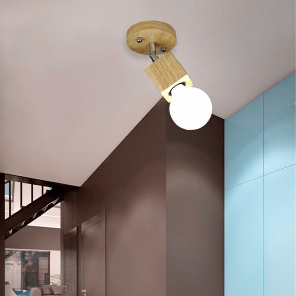 Nordic Modern Wood Square Ceiling Lights for Living Room Kitchen Porch Aisle corridor decor ceiling lamp(WH-WA-55)