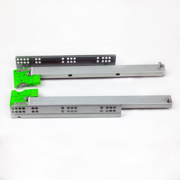 Hidden Full Extension Adjustable Drawer Slides 600mm With Knobs