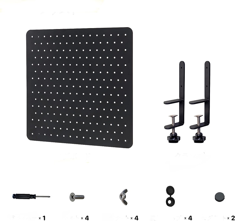Functional Clamp On Carbon Steel Desktop Organizer for Versatile Storage Solutions