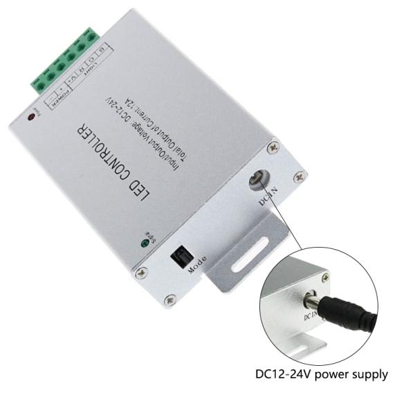 Aluminum Case 24 Key IR Remote Controller 3CH Common Anode Mode