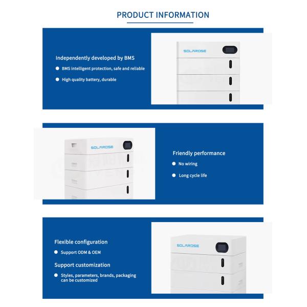 Residential Energy Storage Systems 5kw AC Out 15.36kWh Batteries for Wholesale and OEM Use
