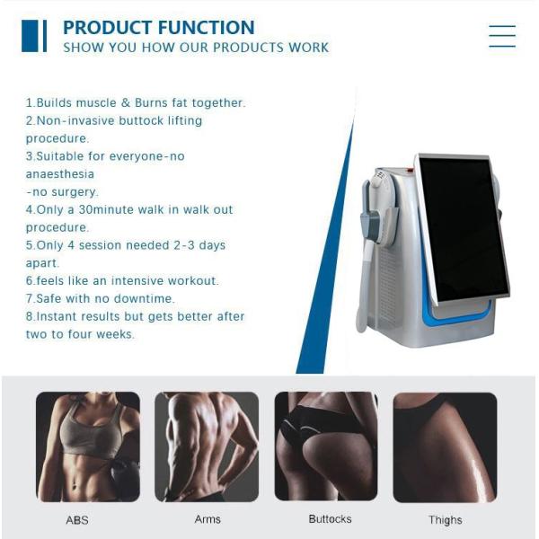300us Pulsation EMS RF Machine Commercial EMS Body Slimming Machine