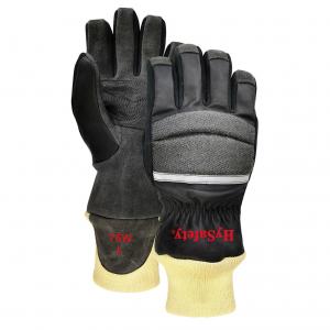 Buy cheap Firefighter Flame Resistant Gloves XXS - XXL Elastic Wrist Closure Para Aramid Lining product