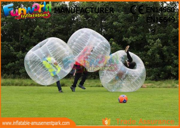 Quality TPU / PVC Inflatable Zorb Ball / Adult Body Bumper Ball For Entertainment for sale