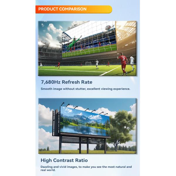 Rugged Led Screen Indoor 3d Led Billboard Display Board Foldable For Poster Banner
