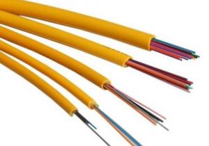Buy cheap 12/24/36/48/72/96/144 core fiber optic cable, singlemode/multimode/OM2/OM3/OM4 0.9mm Tight Buffer Distribution Cable product