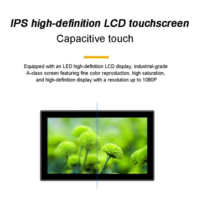 21.5 inch IP65 Capacitive Fully Enclosed Aluminum Industrial Panel PC Embedded All-In-One Stock Availability Computer & Accessories