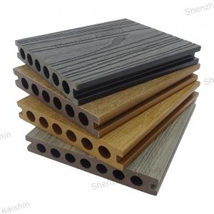 Buy cheap Co Extrusion WPC Wood Composite Deck 3D Texture Capped 140×22mm Co-extruded Solid Wpc Composite Decking Boards product