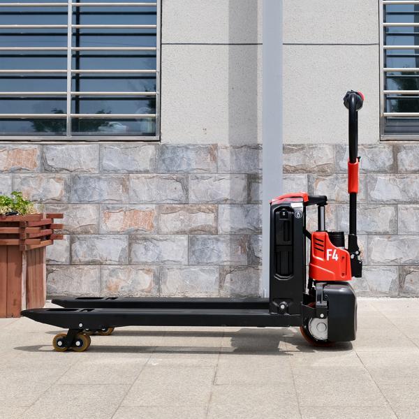 EP F4 1.5 Ton 2 Ton Mobile Lithium Electric Mini Semi Automatic Hydraulic Forklift Jack