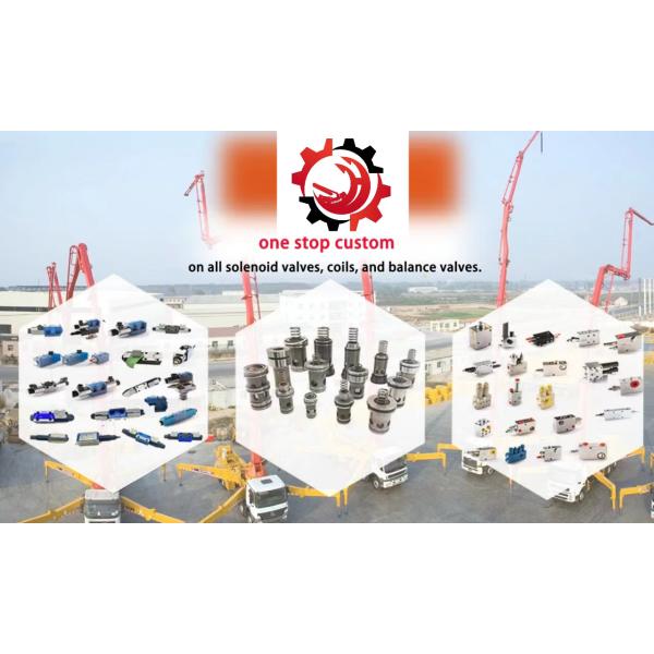Iron Balance Pneumatics Solenoid Valve Concrete Boom Pump Parts R930051212