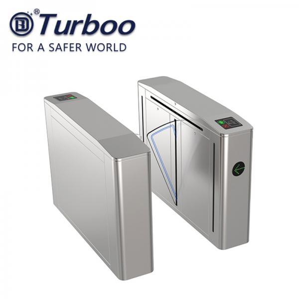 Quality 304 Stainless Steel Swing Gate Automatic Flap Barrier Gate Biometric System for sale