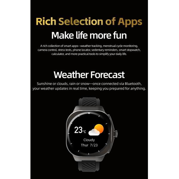 Z19 Smartwatch 2 In 1 Wireless With BT Calling Heart Rate Monitoring Silicone Band