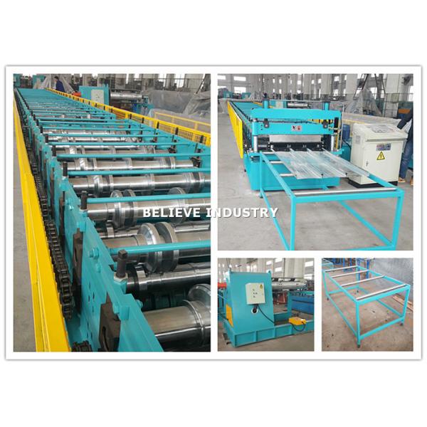 Closed Type Floor Deck Roll Forming Machine For GI / PPGI / Stainless Steel